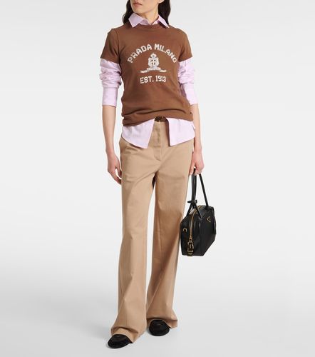 Baskets Collapse en Re-Nylon et daim - Prada - Modalova