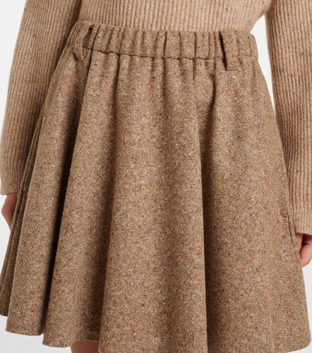 Mini-jupe Monili en laine mélangée - Brunello Cucinelli - Modalova