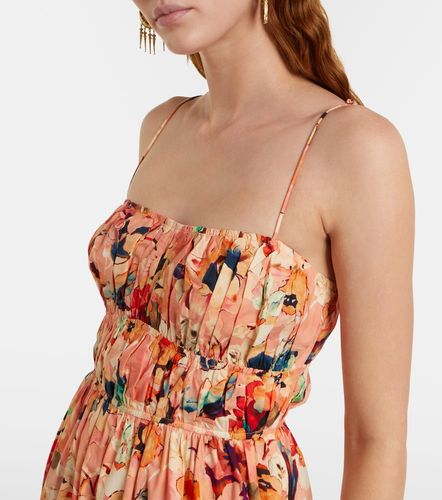 Robe midi Vidri en popeline de coton à fleurs - Ulla Johnson - Modalova