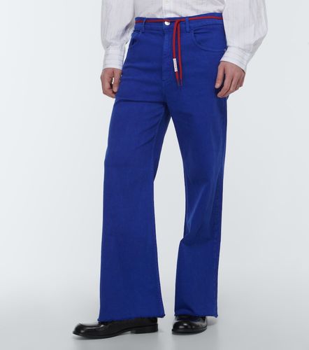 Pantalon droit en coton mélangé - Marni - Modalova