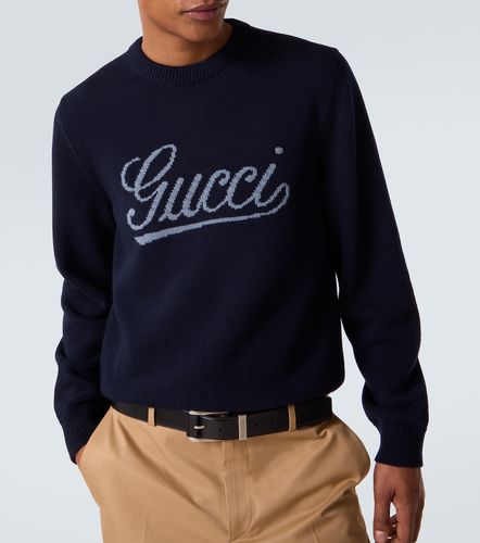 Gucci Pull en laine à logo - Gucci - Modalova