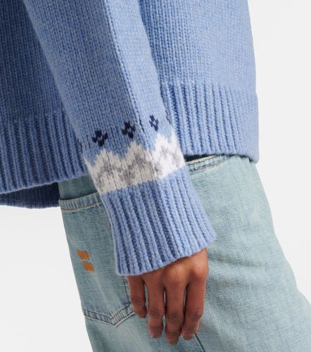Pull en jacquard de laine vierge - Miu Miu - Modalova