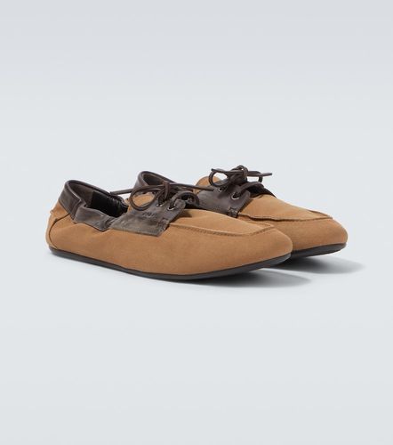Chaussures bateau Shuffle en toile - Prada - Modalova