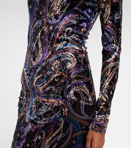 Robe longue imprimée à sequins - Etro - Modalova