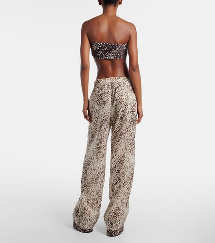 Pantalon ample imprimé en coton - The Attico - Modalova
