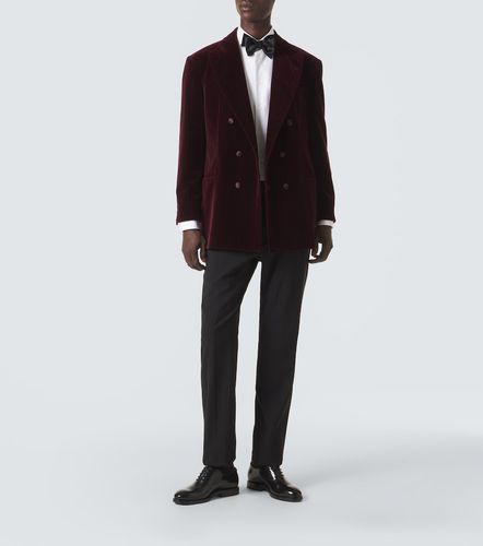 Blazer en coton à rayures - Brunello Cucinelli - Modalova