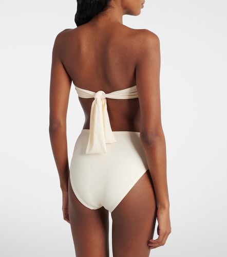 Haut de bikini bandeau à fleurs - Karla Colletto - Modalova
