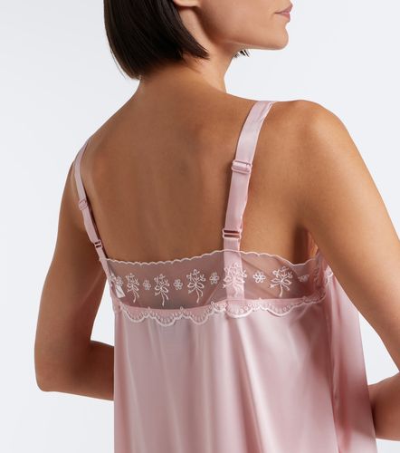 Robe nuisette en satin à dentelle - Simone Rocha - Modalova
