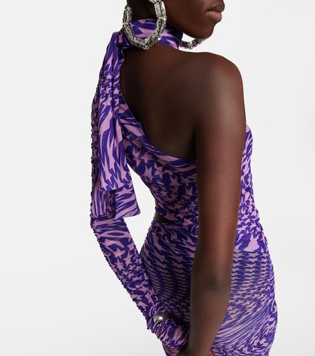 Mugler Robe imprimée en résille - Mugler - Modalova