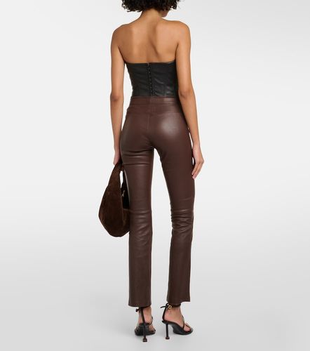 Stouls Pantalon bootcut en cuir - Stouls - Modalova