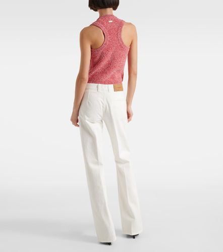 Jean straight taille mi-haute - Ferragamo - Modalova