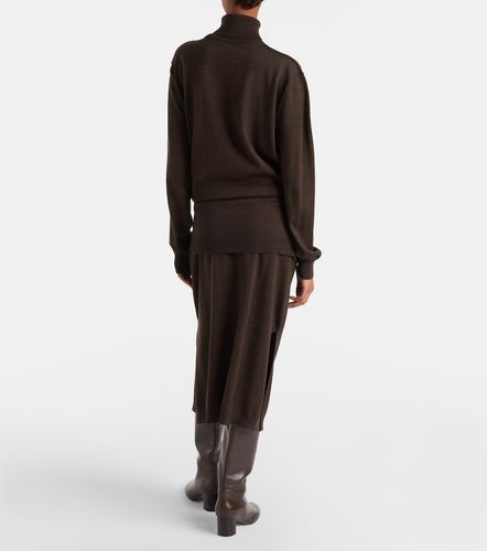 Robe midi en laine mélangée - Lemaire - Modalova