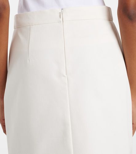 Jupe midi en coton à ornements - Plan C - Modalova
