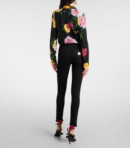 Jean skinny à taille haute - Dolce&Gabbana - Modalova