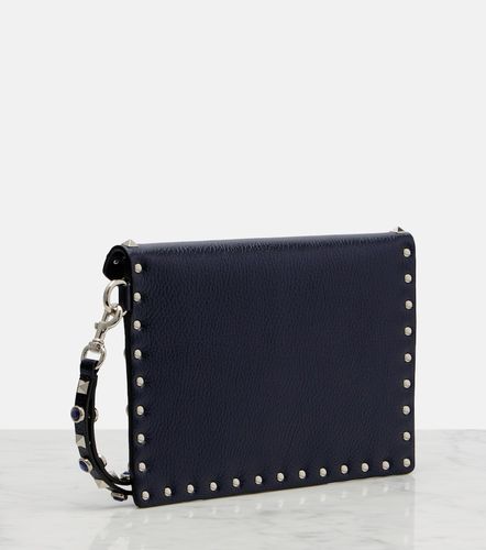 Pochette Rockstud Medium en cuir - Valentino Garavani - Modalova