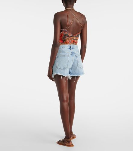 Short The Hang à taille mi-haute en jean - Frame - Modalova