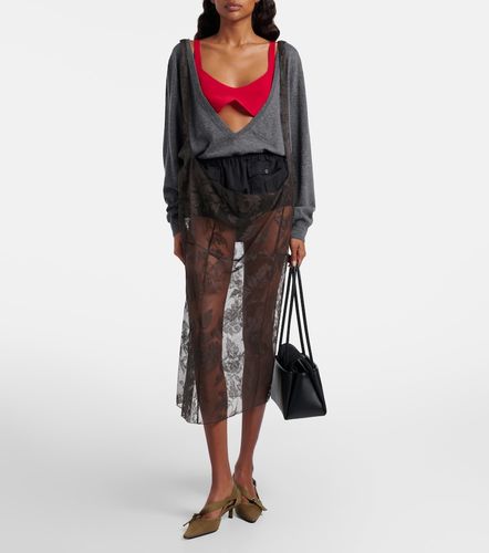 Brassière en crêpe de chine de soie - Prada - Modalova