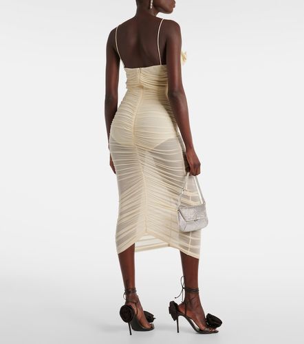 Robe midi en jersey semi-transparent - Magda Butrym - Modalova