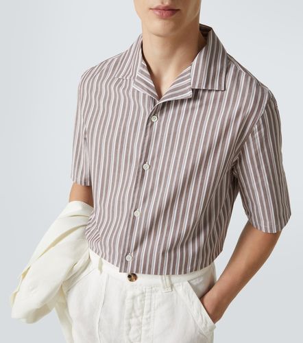 Chemise rayée en coton - Brunello Cucinelli - Modalova