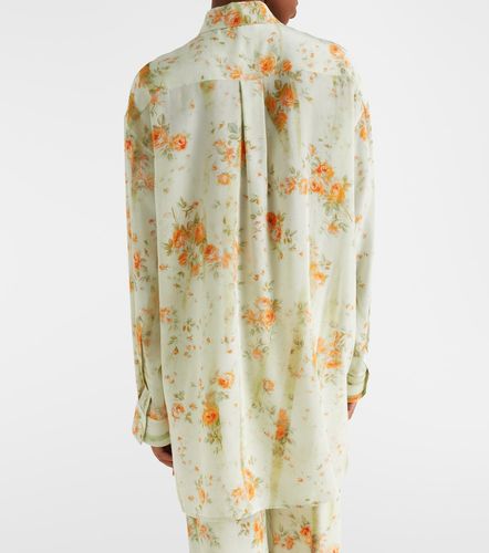 McQueen Chemise oversize à fleurs - McQueen - Modalova
