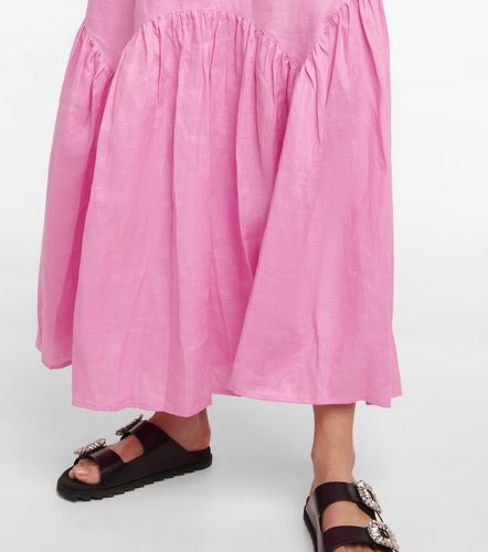 Lee Mathews Robe longue Ali en lin - Lee Mathews - Modalova