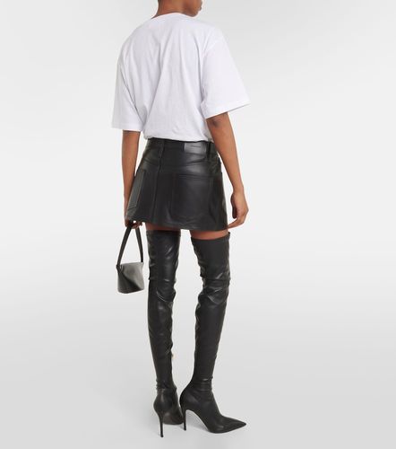 Mini-jupe Micro en cuir - Wardrobe.NYC - Modalova