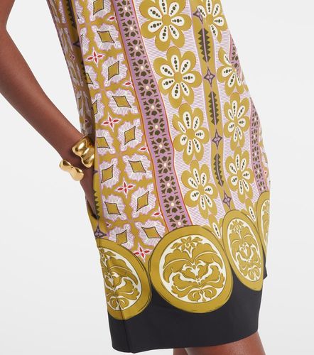 Robe Stretch Tunic imprimée en satin - La DoubleJ - Modalova