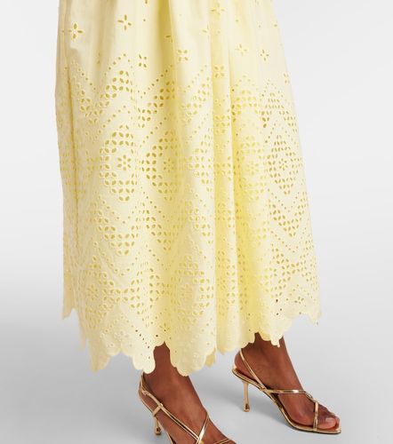Self-Portrait Robe midi en coton - Self-Portrait - Modalova