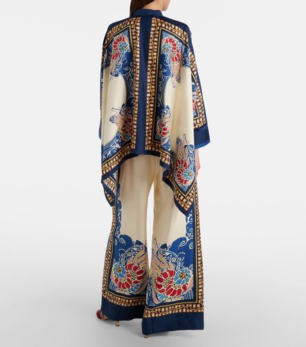 Pantalon palazzo imprimé en soie - La DoubleJ - Modalova