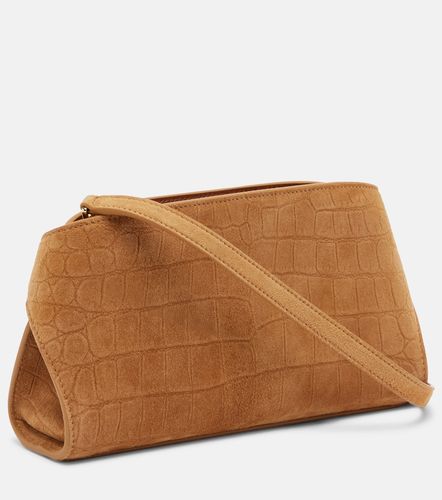 Pochette Hug Mini en daim façon croco - Ferragamo - Modalova