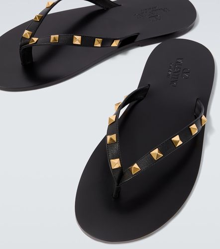 Sandales Rockstud en cuir - Valentino Garavani - Modalova