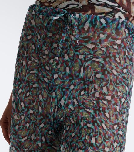 Pantalon ample en soie à imprimé - Dries Van Noten - Modalova