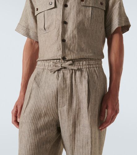 Dolce&Gabbana Pantalon rayé en lin - Dolce&Gabbana - Modalova