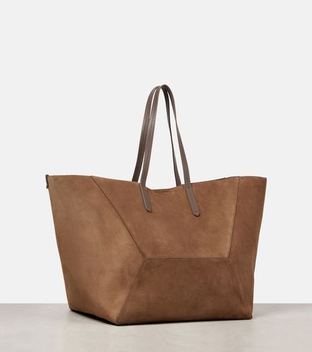 Sac BC Duo Large en daim - Brunello Cucinelli - Modalova