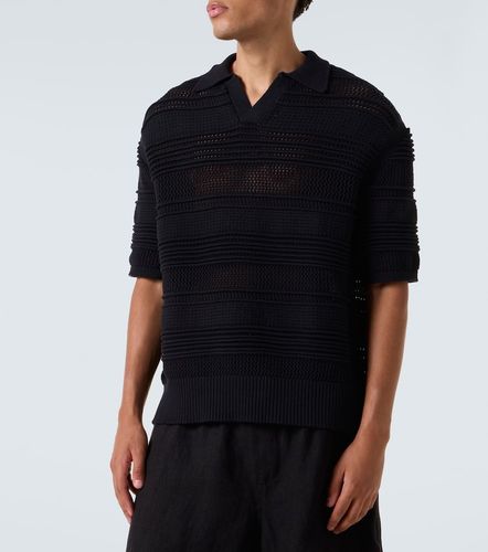 Polo en crochet de coton mélangé - Commas - Modalova