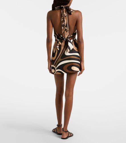 Mini-jupe Marmo en satin de soie - Pucci - Modalova