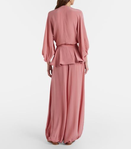 Pantalon ample Solid Peplum - Adriana Degreas - Modalova