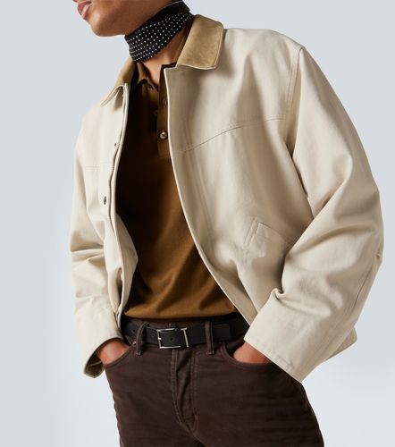 Veste en toile de coton et daim - Tom Ford - Modalova