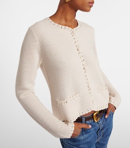 Veste en laine mélangée et crochet - Frame - Modalova