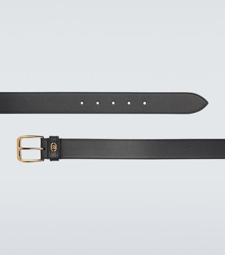 Ceinture Interlocking G en cuir - Gucci - Modalova