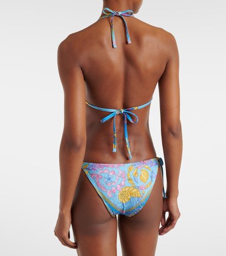 Versace Culotte de bikini imprimée - Versace - Modalova