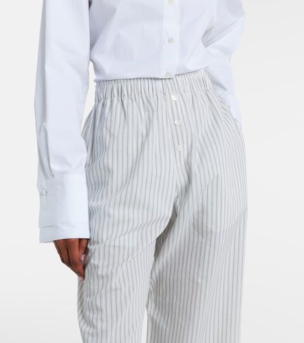 Róhe Pantalon large en soie et coton à rayures - Rohe - Modalova