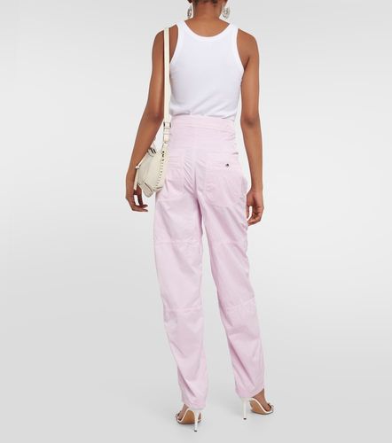Pantalon droit à taille basse - Isabel Marant - Modalova