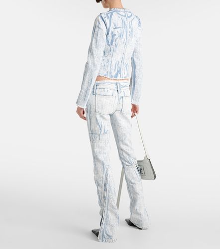 Jean slim imprimé taille basse - Acne Studios - Modalova