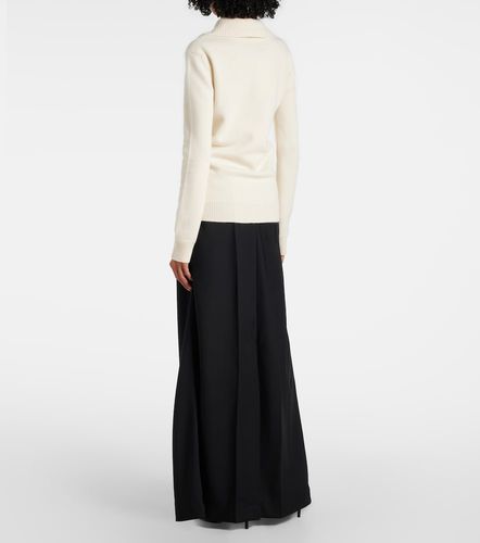 Pull polo en laine et cachemire - Plan C - Modalova