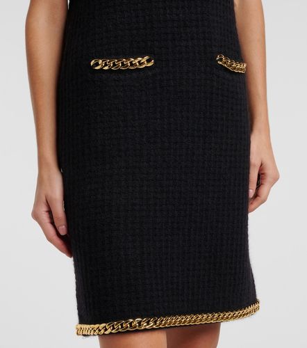 Robe en maille gaufrée à détail chaîne - Tory Burch - Modalova