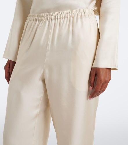Pantalon ample Alera en sergé de soie - Loulou de Saison - Modalova