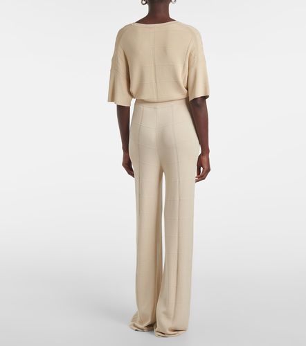 Pantalon évasé à taille haute - Joseph - Modalova