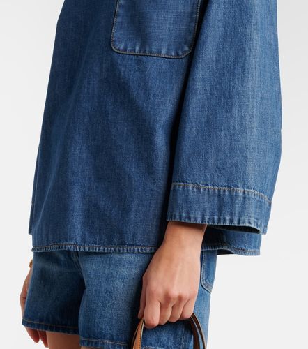 Valentino Top VGold en chambray - Valentino - Modalova