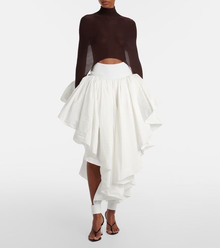 Alaïa Sandales compensées en cuir verni - Alaia - Modalova